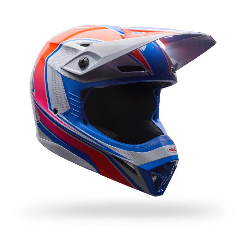 Bell MX-10 MIPS Speedway DOT/ECE [White/Blue] Helmet