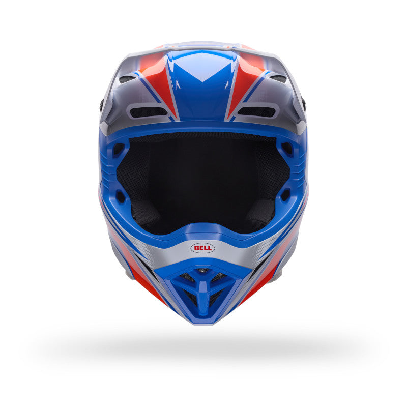 Bell MX-10 MIPS Speedway DOT/ECE [White/Blue] Helmet