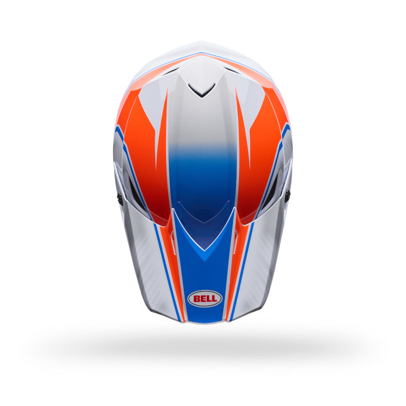 Bell MX-10 MIPS Speedway DOT/ECE [White/Blue] Helmet