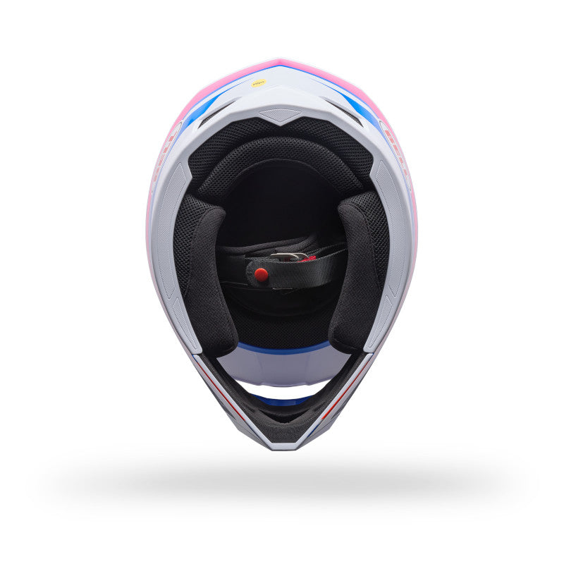 Bell MX-10 MIPS Speedway DOT/ECE [White/Blue] Helmet