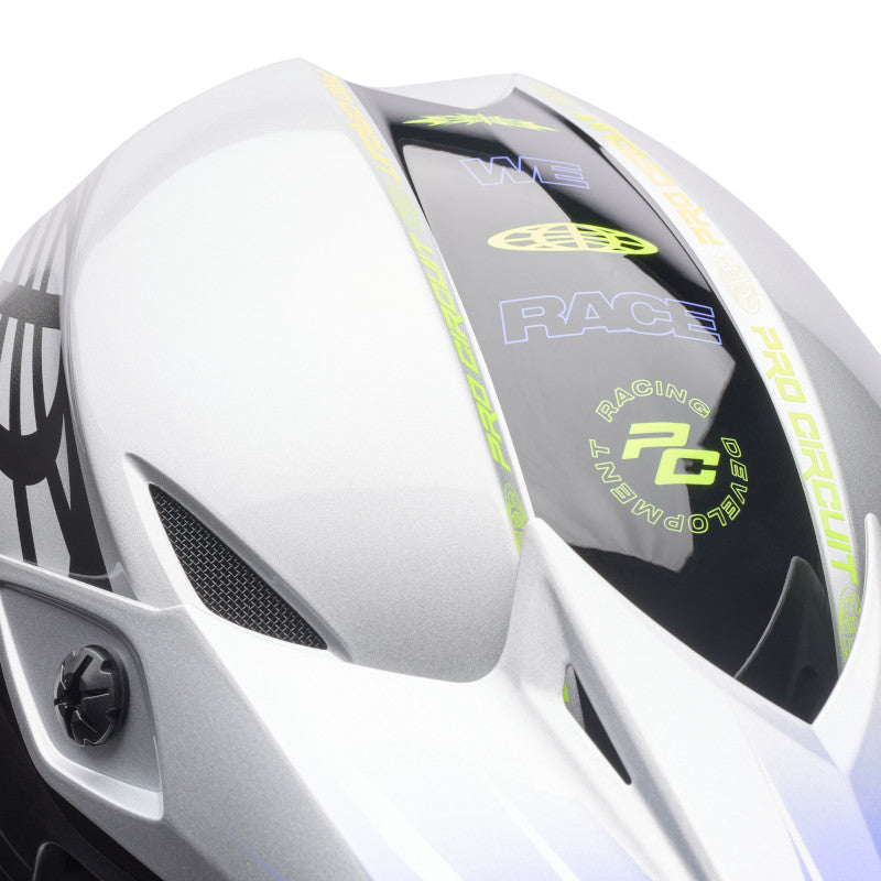 Bell MX-10 MIPS Intake DOT/ECE [Black/Silver] Helmet