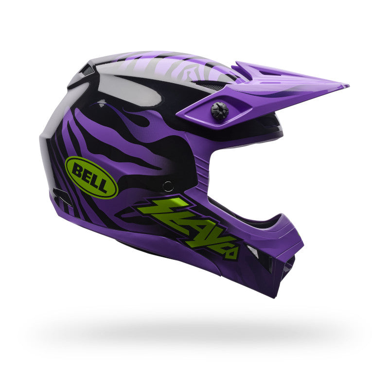 Bell YTH MX-10 MIPS Amber DOT/ECE [Black/Purple] Helmet