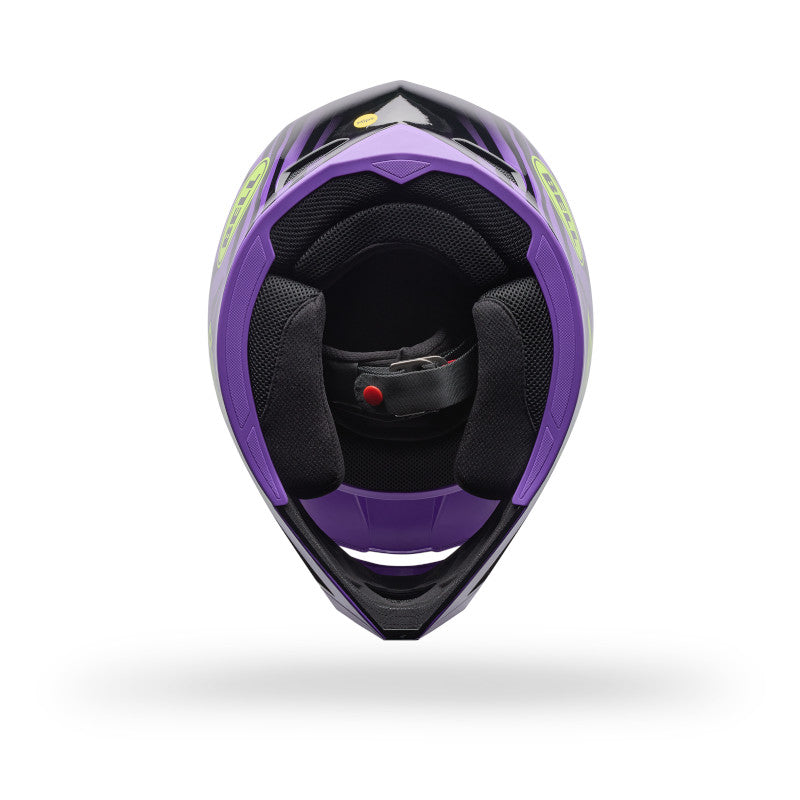 Bell YTH MX-10 MIPS Amber DOT/ECE [Black/Purple] Helmet