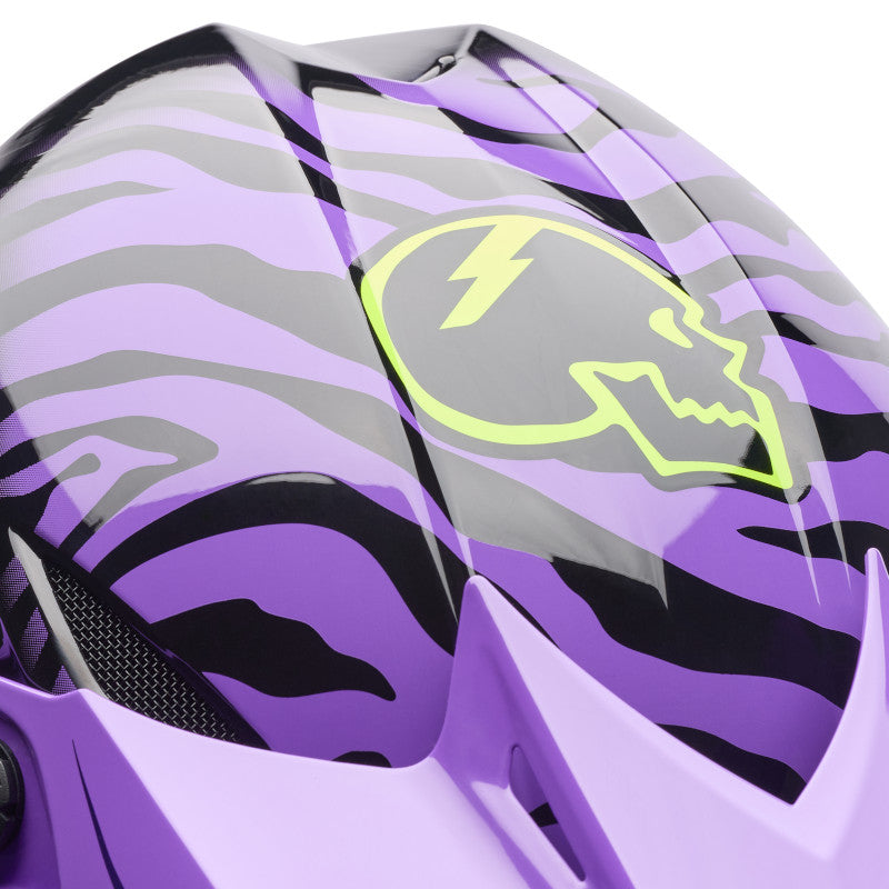 Bell YTH MX-10 MIPS Amber DOT/ECE [Black/Purple] Helmet
