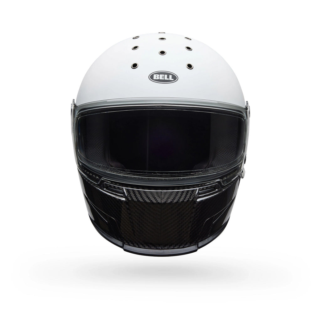 Bell Eliminator Carbon M/G Diverge ECE [White/Black] Helmet