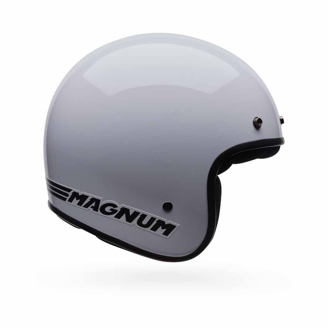 Bell Magnum Solid DOT/ECE White Helmet