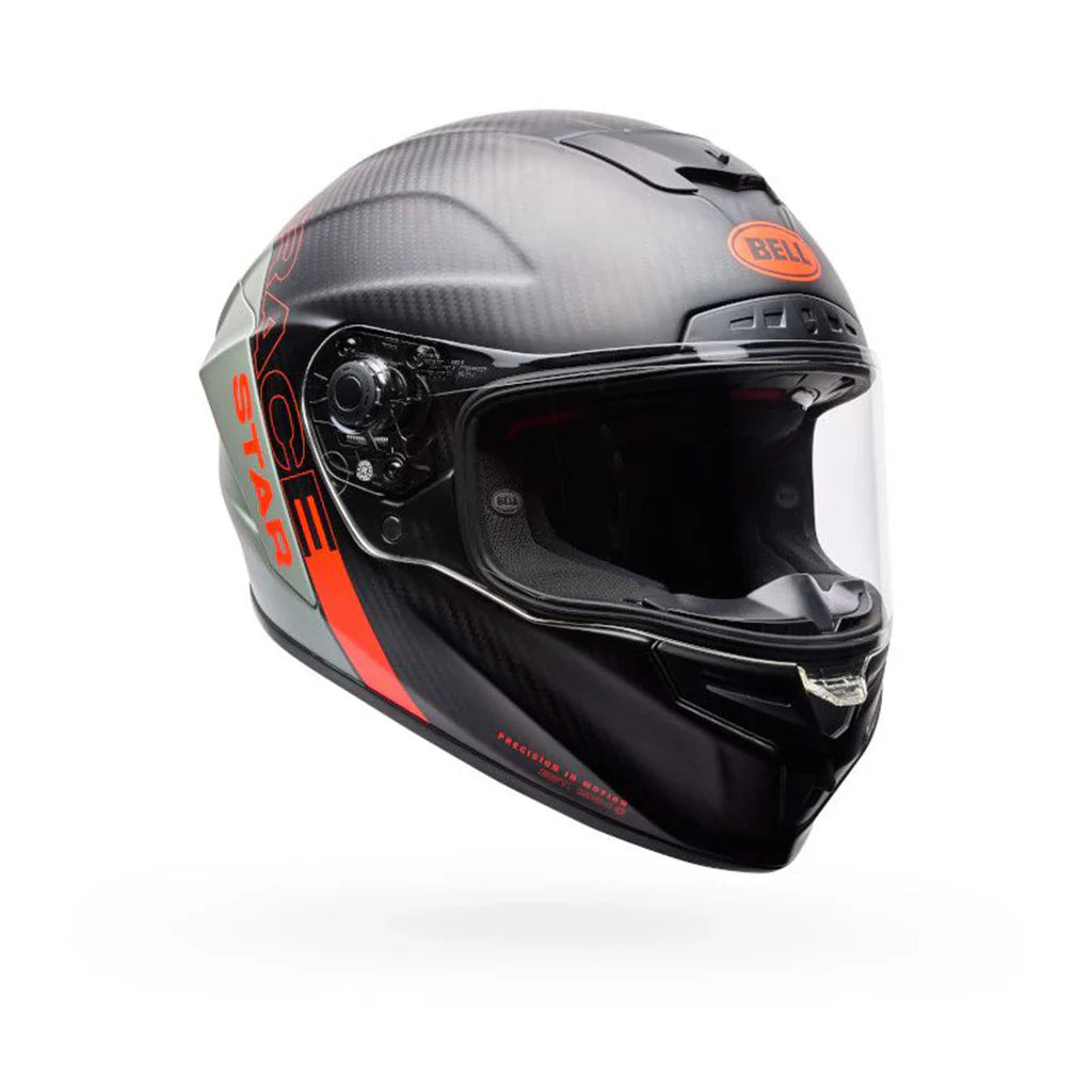 Bell Helmets – Race Star DLX Flex Strike Full Face Helmets – Orange