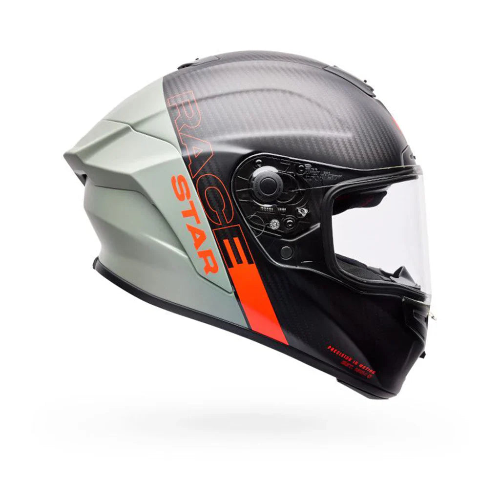 Bell Helmets – Race Star DLX Flex Strike Full Face Helmets – Orange