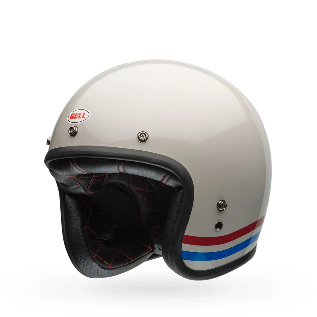 Bell Helmets - CUSTOM 500 STRIPES - Pearl White