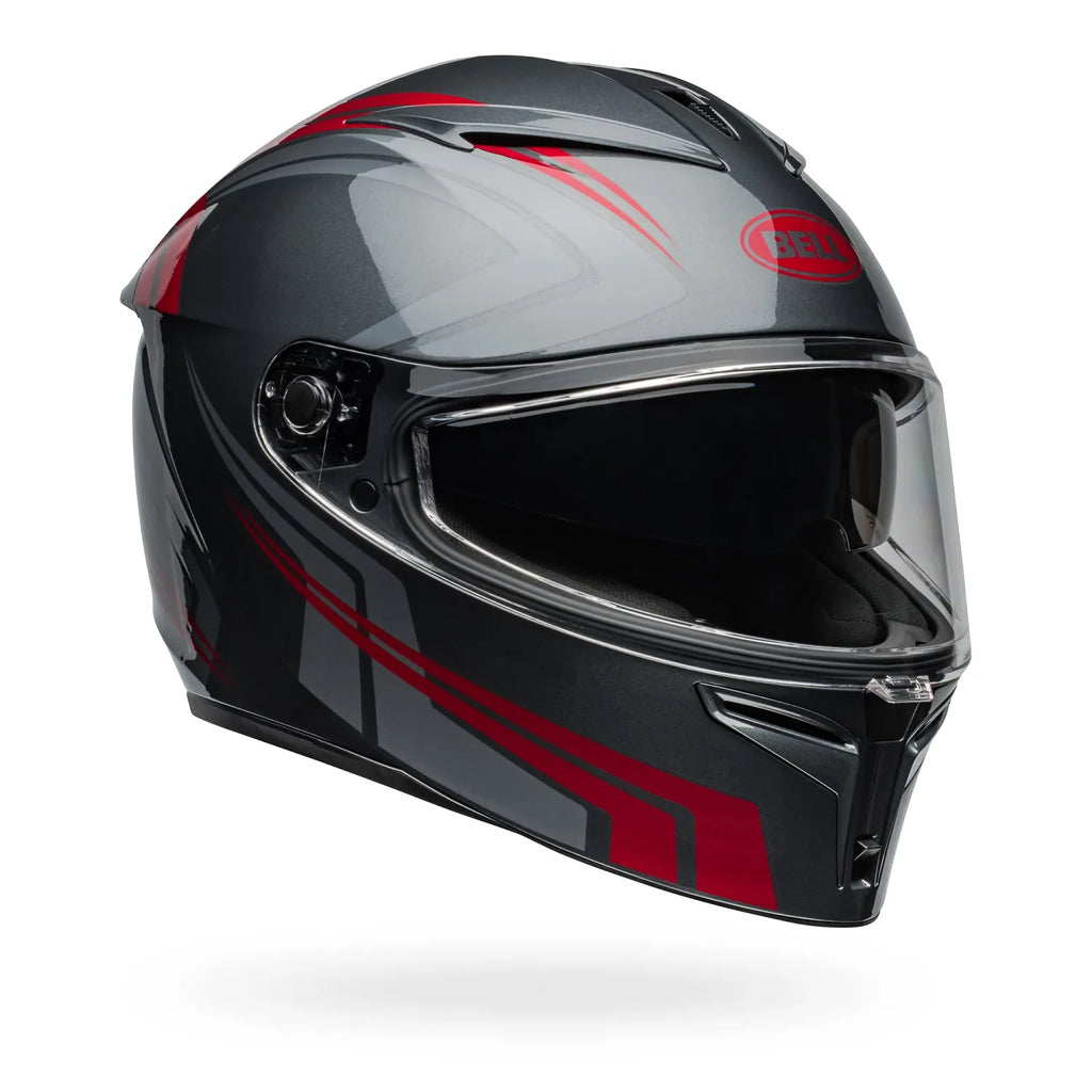 Bell Helmets - LITHIUM JETSTREAM - Gloss Gray/Candy Red