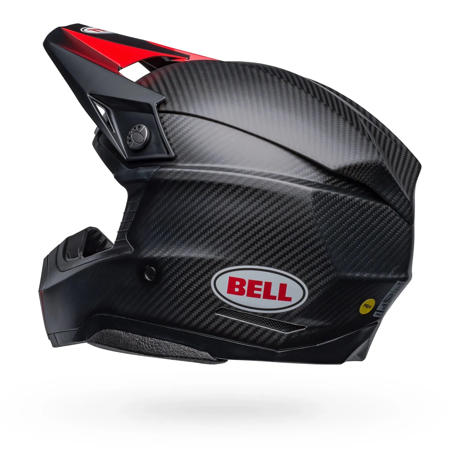 Bell Helmets - MOTO-10 SPHERICAL Satin Gloss Black/Red
