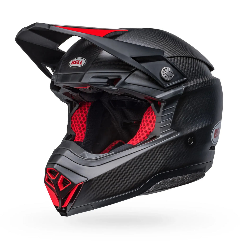 Bell Helmets - MOTO-10 SPHERICAL Satin Gloss Black/Red