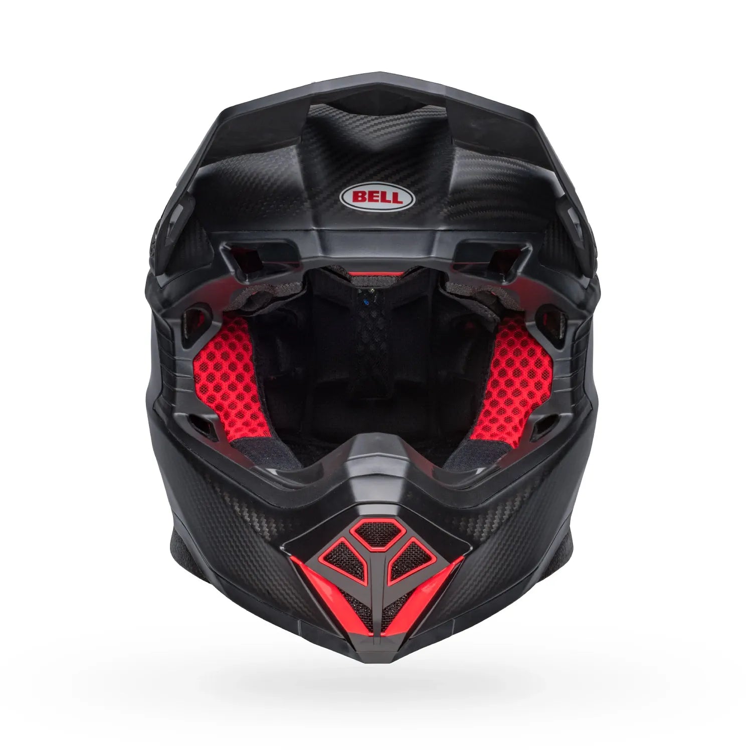 Bell Helmets - MOTO-10 SPHERICAL Satin Gloss Black/Red