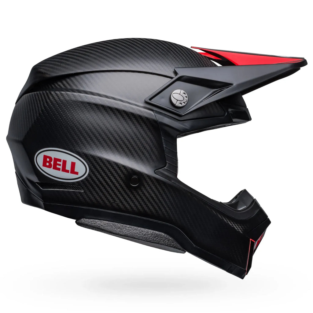 Bell Helmets - MOTO-10 SPHERICAL Satin Gloss Black/Red