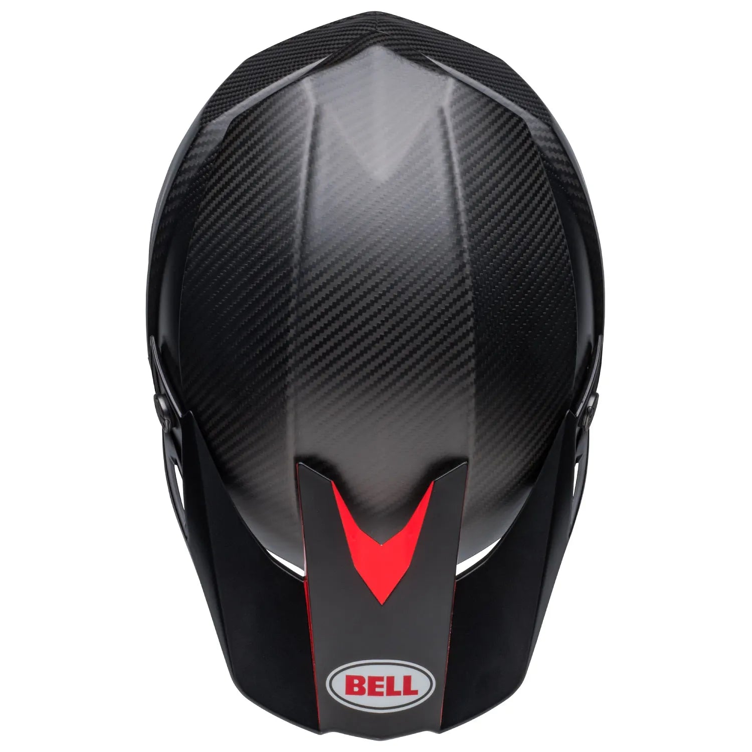 Bell Helmets - MOTO-10 SPHERICAL Satin Gloss Black/Red