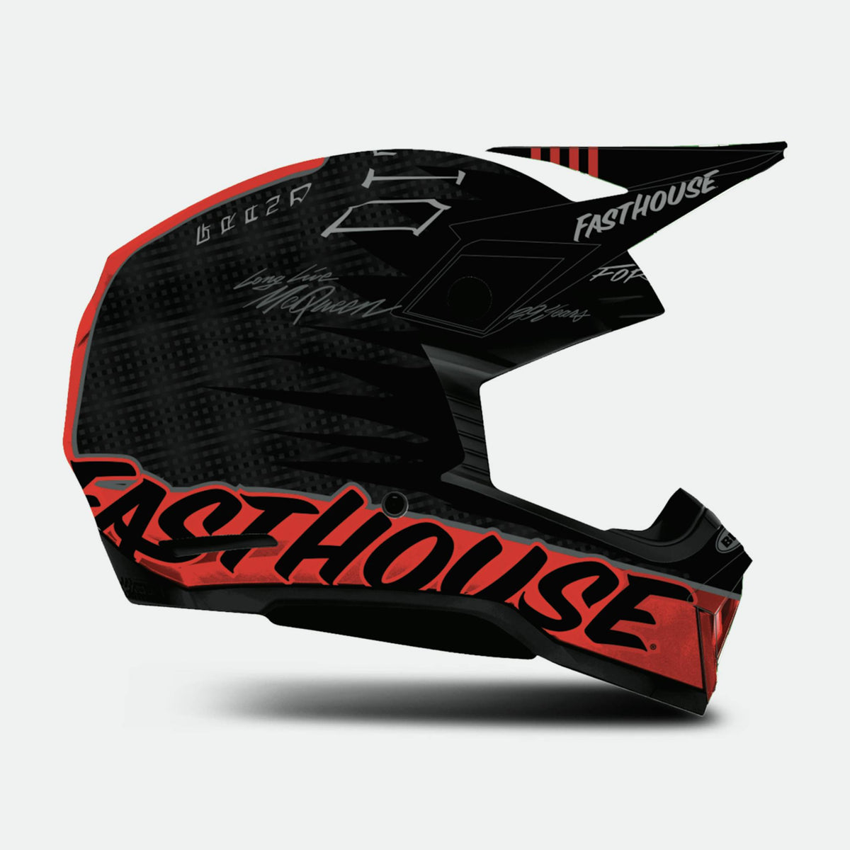 Bell Moto-10 GP FH Ditd26 SE [Black/Red] Helmet