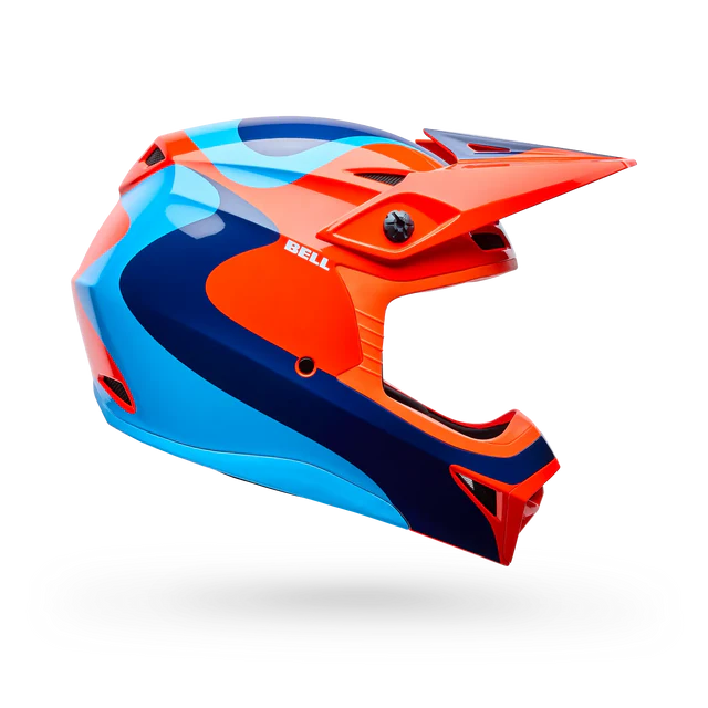 Bell Helmets - MX-10 WAVE - Orange/Blue