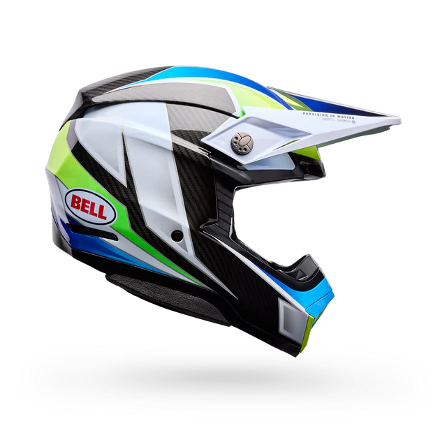 Bell Helmets - MOTO-10 SPHERICAL GRID - White/Blue