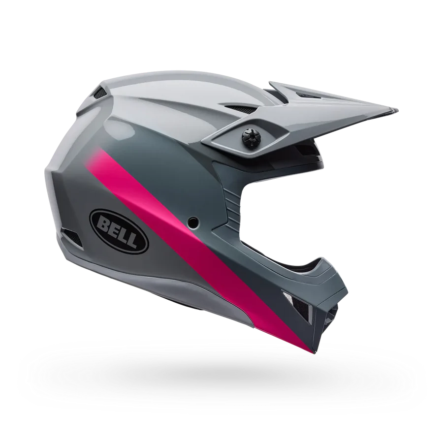 Bell Helmets MX-10 Mips Aviator Grey/Pink Helmet