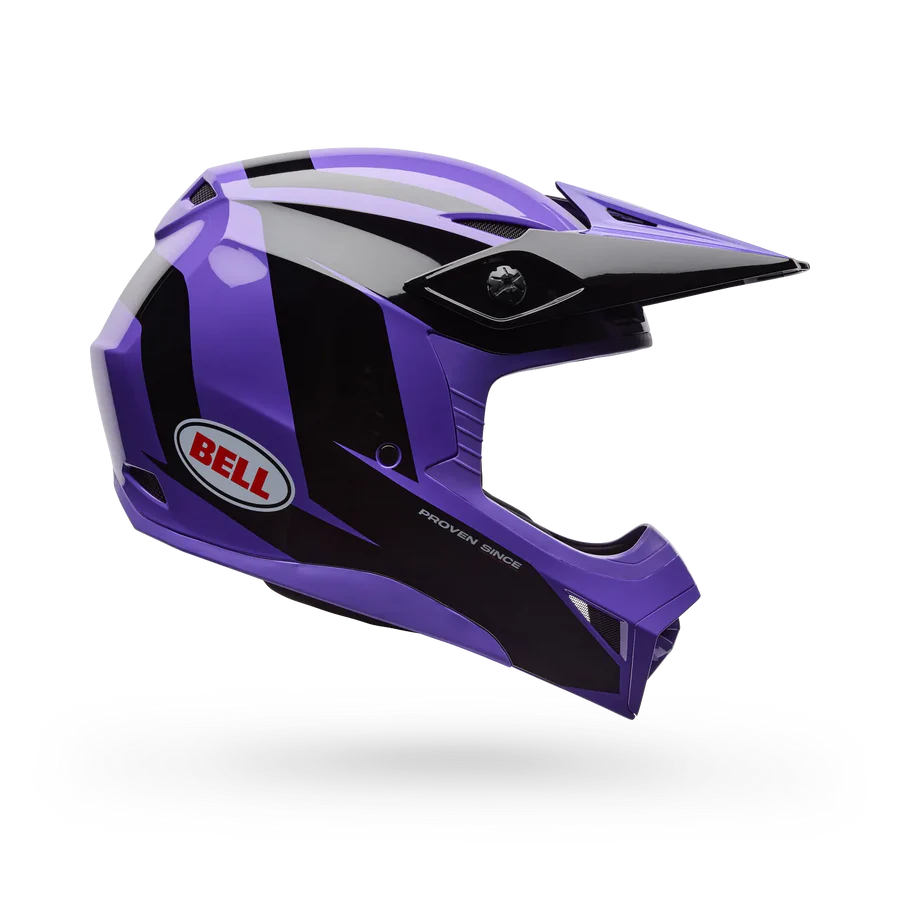 Bell Helmets MX-10 Mips Talon Purple Youth Helmet
