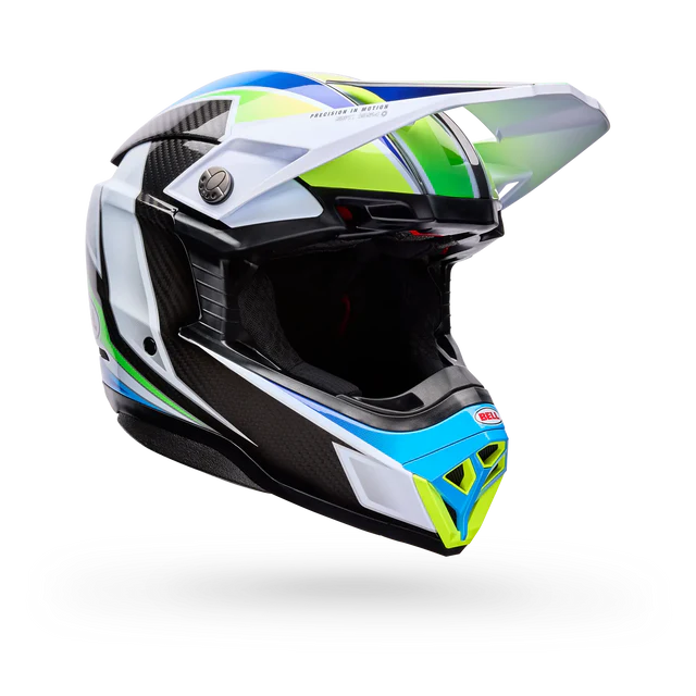 Bell Helmets - MOTO-10 SPHERICAL GRID - White/Blue