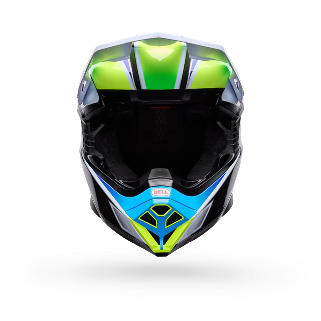 Bell Helmets - MOTO-10 SPHERICAL GRID - White/Blue