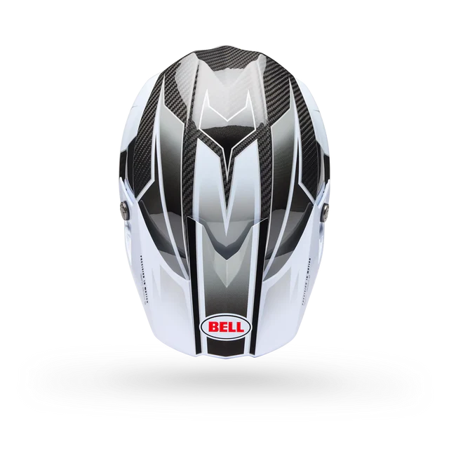 Bell Helmets - MOTO-10 SPHERICAL GRID - White/Black/Grey