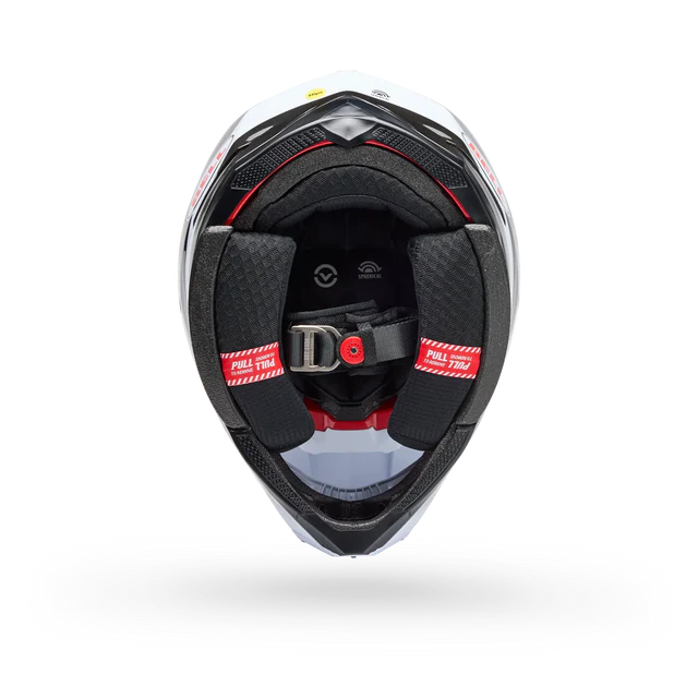 Bell Helmets - MOTO-10 SPHERICAL GRID - White/Black/Grey